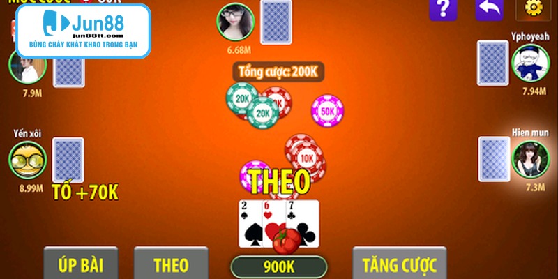 Luật Liêng - Cẩm Nang Chinh Phục Mọi Ván Bài Trực Tuyến 3 Các lệnh đặt cược phổ biến trong ván bài